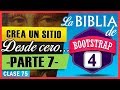 ✅#75 Creando un Sitio Web Desde Cero con Bootstrap 4 (parte 7) #cursobootstrap4