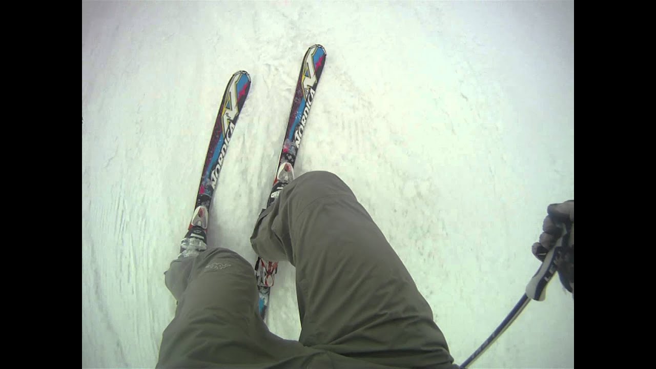 Curve da slalom in campo libero su Celina Seghi - Abetone.