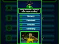 Sports | Sports video | Question | MCQ | Quiz | #football #sports #sportsvideo #shorts #shortsvideo