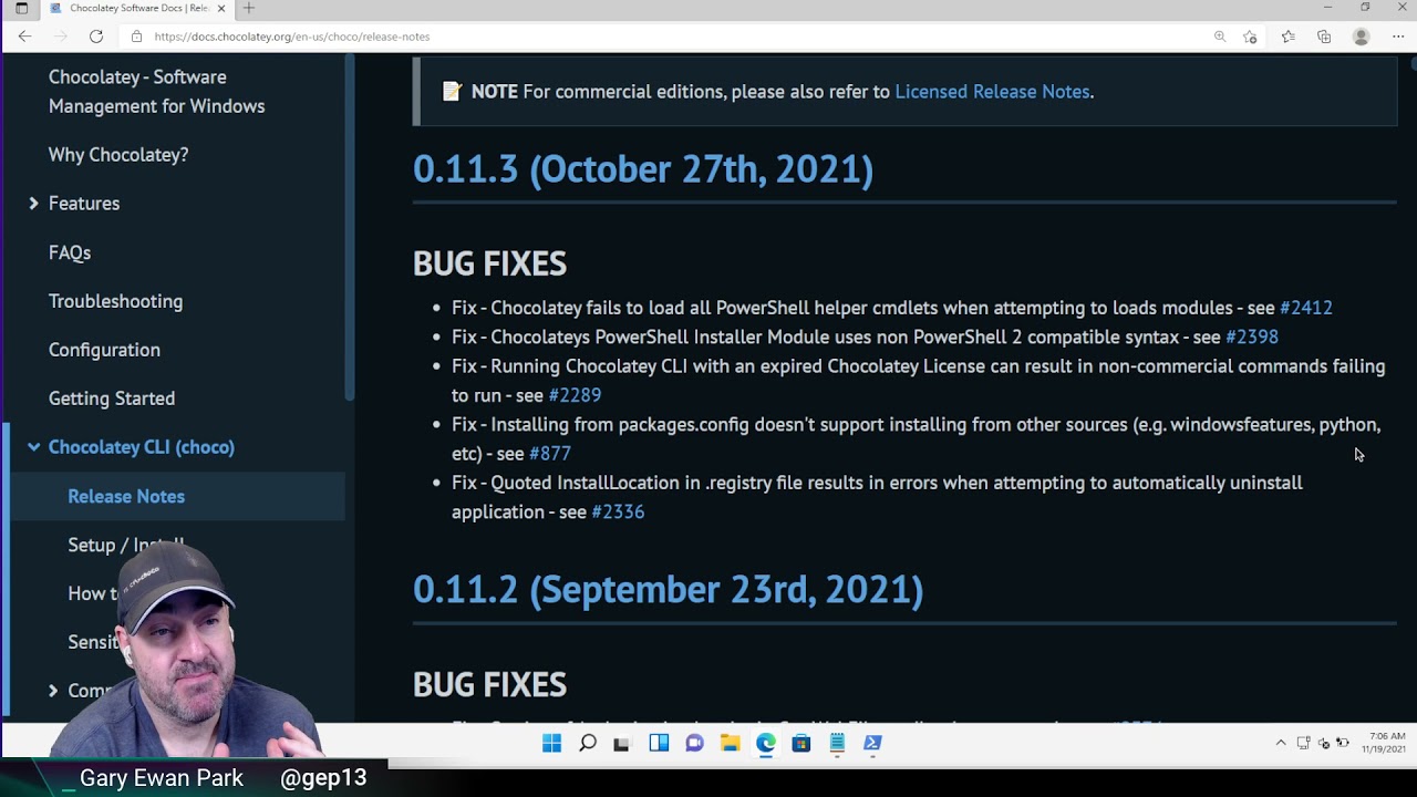 Chocolatey CLI Release 0.11.3