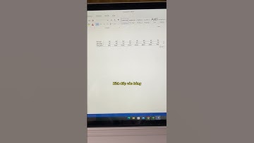 [Tin Học Văn Phòng] Copy bảng từ Excel sang Word mà vẫn sửa được dữ liệu #shorts