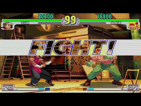 Street Fighter III: 3rd Strike - Yun vs. Alex