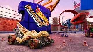 Hot Wheels Unleashed 2 Turbocharged: Lizard Car Chasing the Checkpoints 