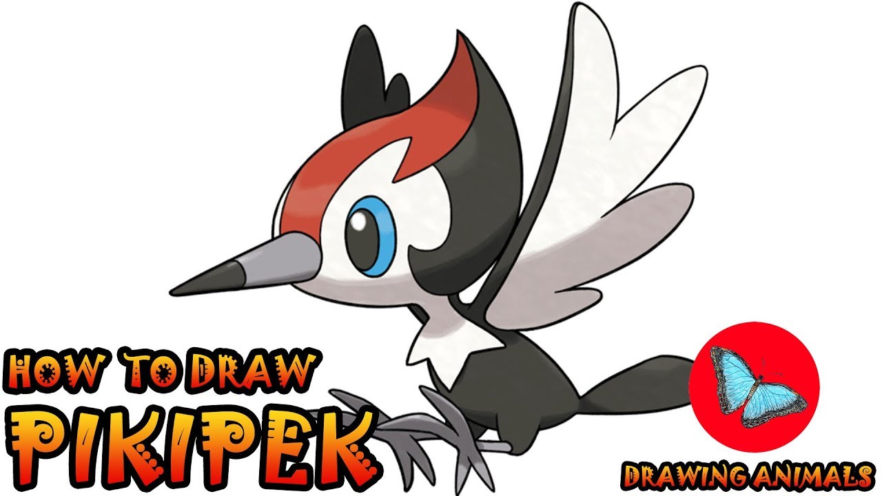 How To Draw Pikipek Pokemon | Drawing Animals