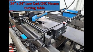 24' x 24' Low Cost Home Built CNC Plasma Cutting Table