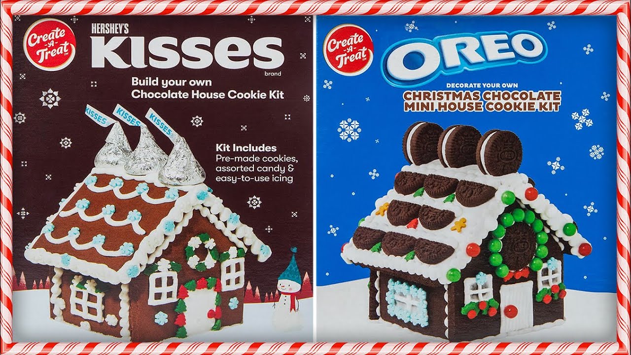 コラボハウスのマーケティングマニュアル Gingerbread House Decorating with Kids: Oreo & Hershey Kisses