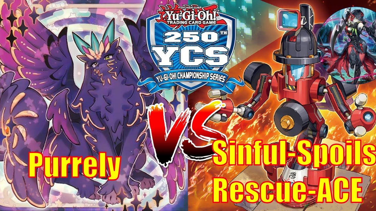 YuGiOh! YCS Richmond Top 16 | Purrely VS Sinful-Spoils Rescue-ACE