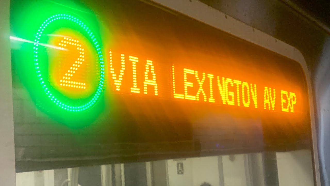 MTA IRT: R142 (2) Train via Lexington Ave Exp arriving @ 125 Street ...