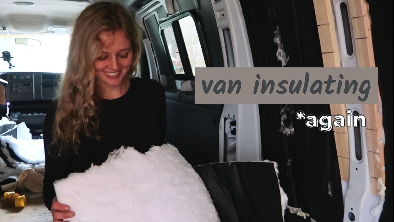 Installing Van Insulation (continued..) - YouTube