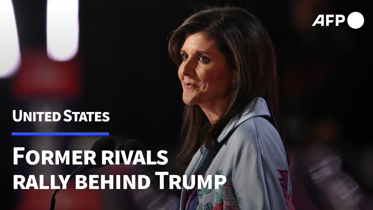 Trump's former rivals rally behind him at Republican convention | AFP ...