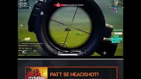 Dynamo killed enemy on the bike with head shot