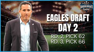 NFL Draft Day 2! Eagles JAKIB Draft Special with Tone DeShields II \& John McMullen