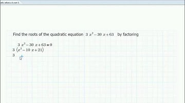 Algebra Help: Solving Complex Quadratics