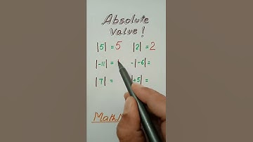 Absolute Value#MathMarrow#Math shorts#Value without signs#Absolute quantity