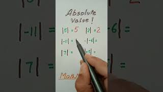 Absolute Value#MathMarrow#Math shorts#Value without signs#Absolute quantity