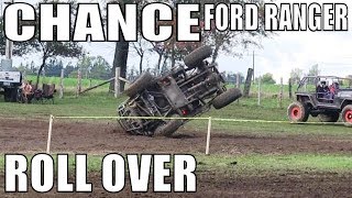 CHANCE 1996 Ford Ranger Roll Over At Minto Tuff Truck 2019 Round 2