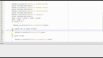 Promedio de notas en Java Netbeans