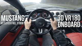 POV VR 180 3D | Mustang GT EU | Onboard drive