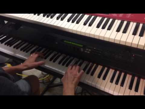 Such great heights piano intro