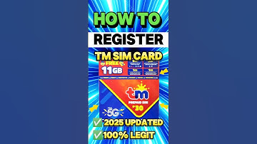 How to register tm sim card  #tm #tmsimcard #tmsim #sim #simcard #simcardregistration