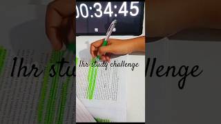 1hr study challange neetasprint edition #dailyshorts  #neetaspirents #shortsfeed#study#minivlog