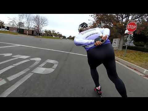 Speed Skating Double Push Technic