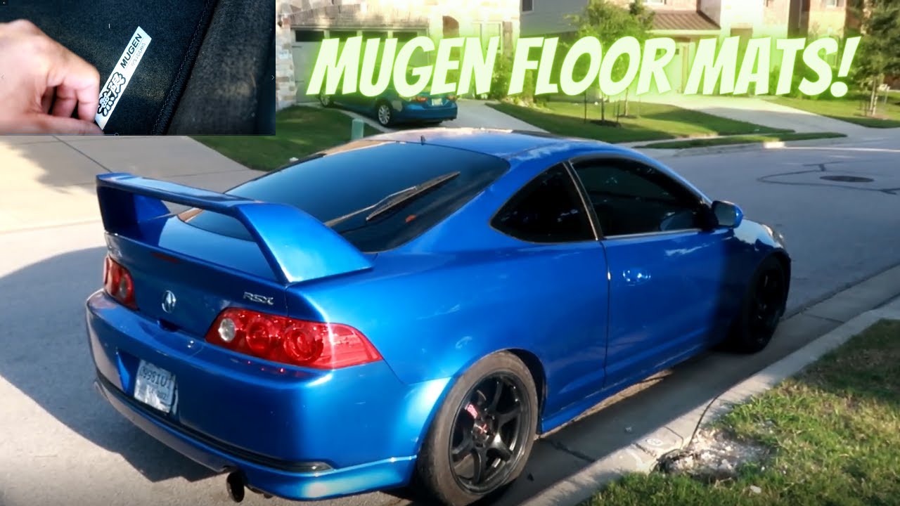 Mugen floor mats for my RSX! YouTube