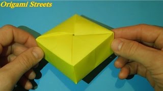 Оригами коробка  из бумаги