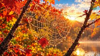 (No Ads) Beautiful Autumn Music 🍁 Gentle Fall Melodies to Calm Your Mind & Release Stress screenshot 5