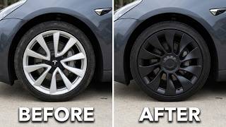 Uberturbine Wheel Covers For 2017-2023 Tesla Model 3 19'' Sport Wheels