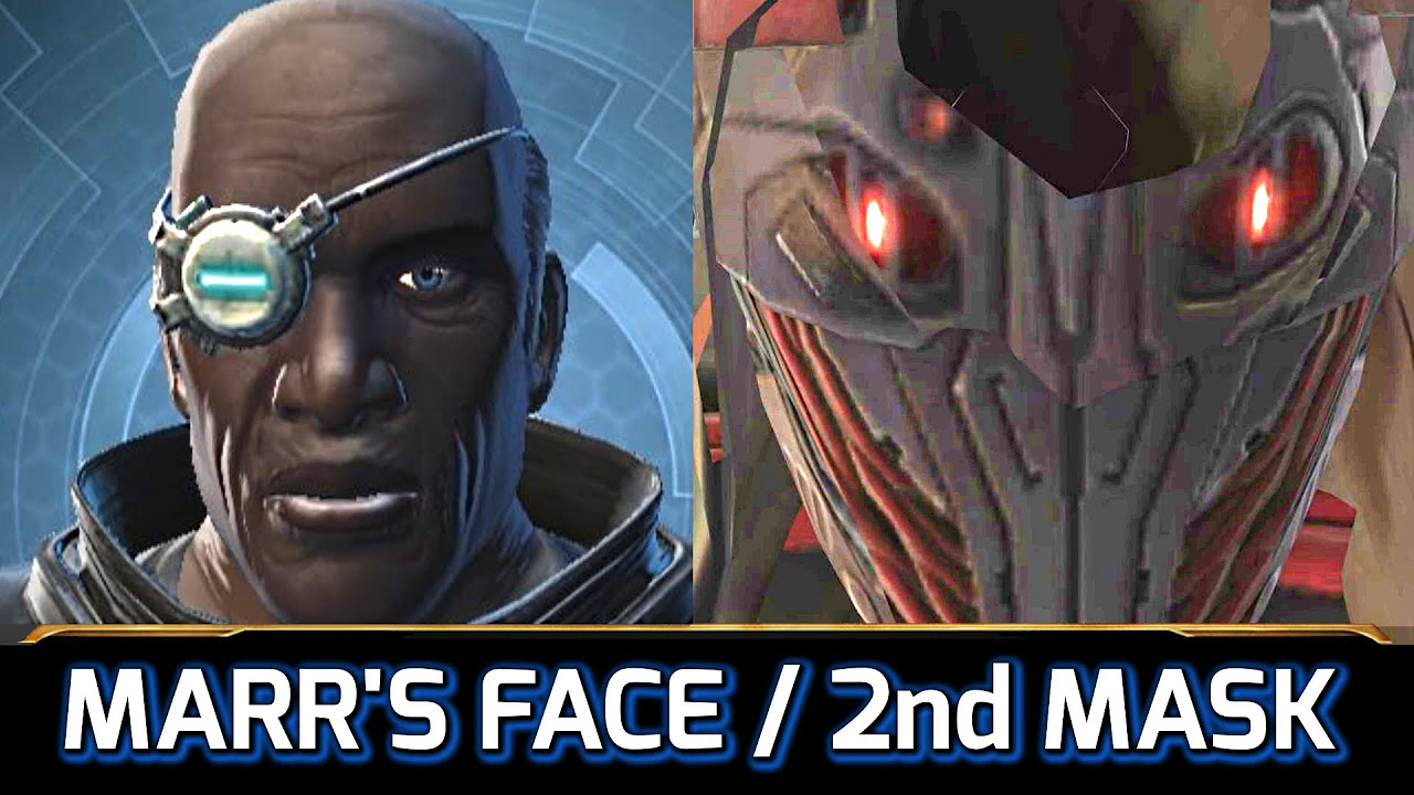 SWTOR ► Darth Marr's Face - Real or Not, He Also Wears 2 Masks? (Knights of the Fallen Empire)