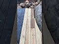 Extended the deck, replaced pallets with board 