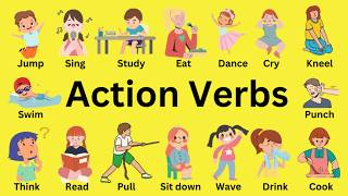 Action verbs in English with Sentences | Action Verbs For Beginner Daily English | English Sentences