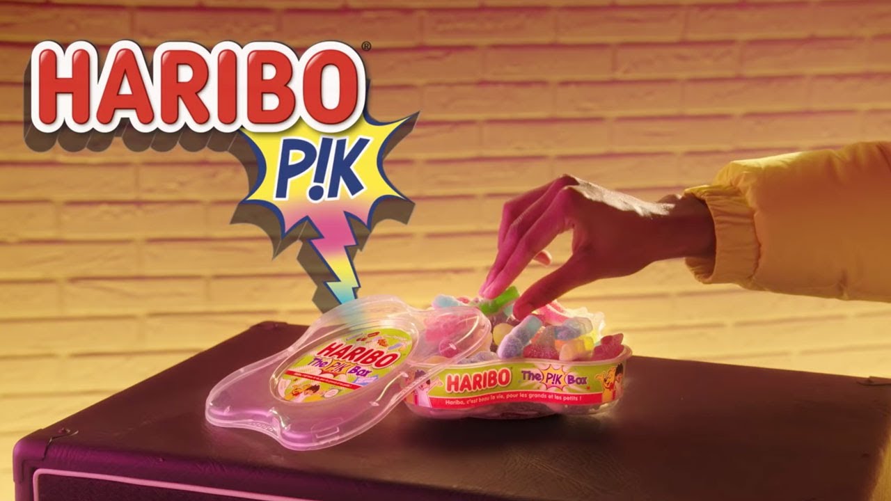 Haribo®P!K commercial - featuring the famous Smurfs candies