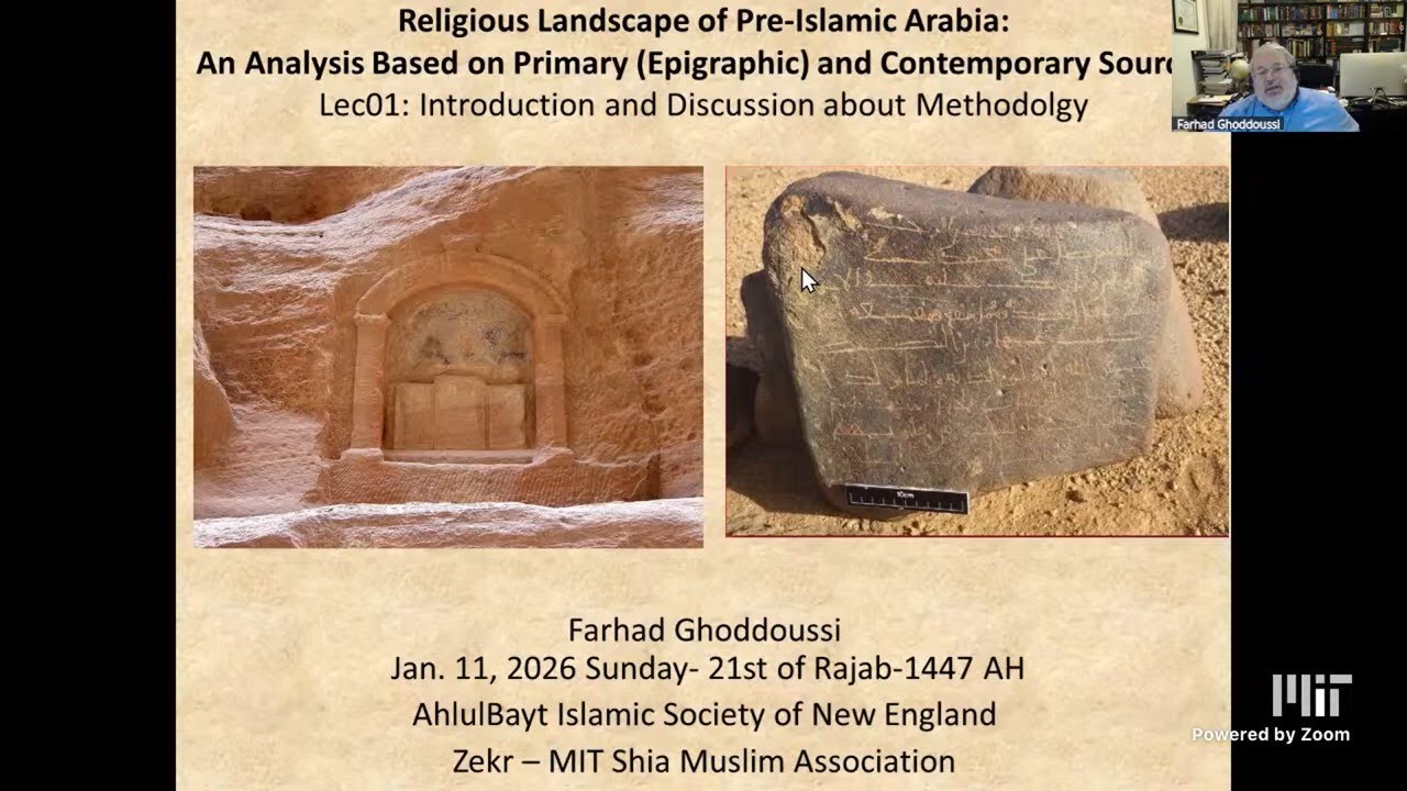 [01] Religious Landscape of Pre-Islamic Arabia | Dr. Farhad Ghoddoussi