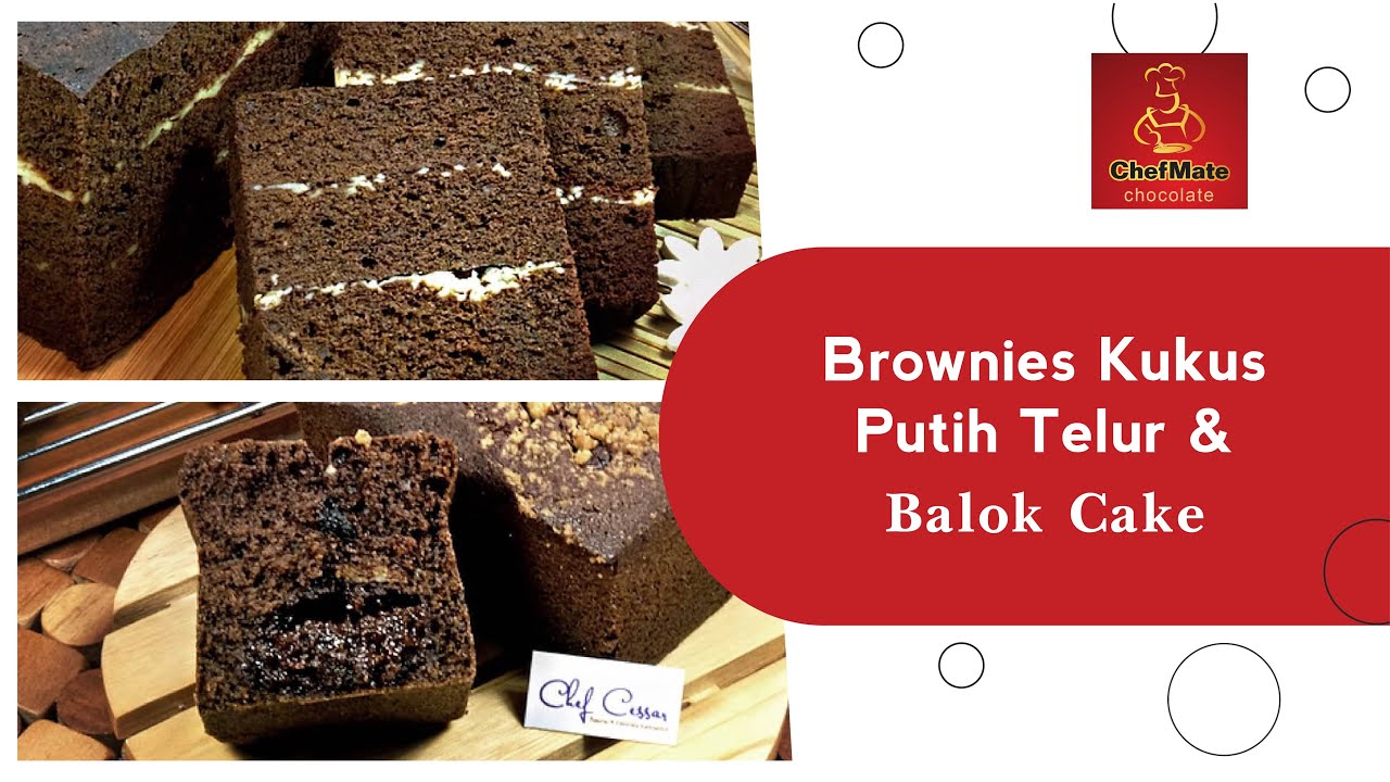 Brownies Kukus Putih Telur & Balok Cake YouTube