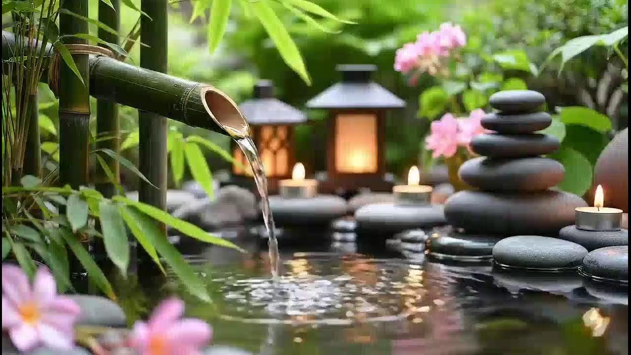 Healing Piano with Flowing Water Sounds 🌿 Deep Healing to Release Stress