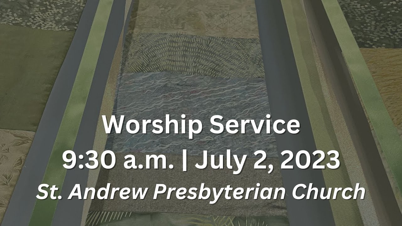 Saint Andrew Presbyterian Iowa City Live Stream YouTube
