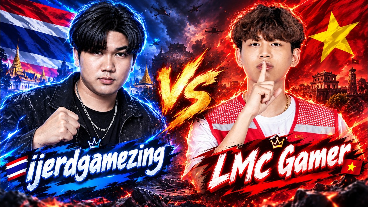 LMC GAMER - TEAM RUOK FF | ĐẠI CHIẾN ONESHOT QUỐC TẾ VIỆT NAM - THÁI LAN