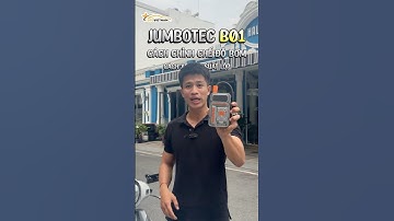 Lốp non hơi gây nguy hiểm khi lái xe? Với Jumbotec B01, bạn có thể bơm lốp nhanh chóng, tiện lợi !