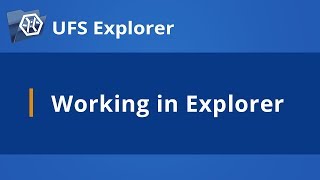 Ufs Explorer Manual Working With Files Sysdev Laboratories