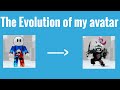 The Evolution of My Roblox Avatar