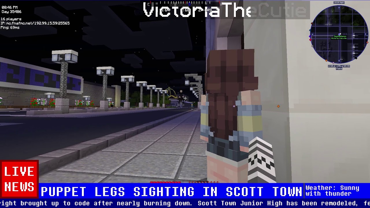 [FnafMC] [+13] Puppet Legs Sighting