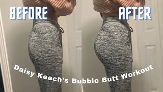 I did Daisy Keech's Butt Workout for a Week // before and after // booty in 1 week? SHOCKING RESULTS