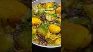 Chicken Biryani Recipe 😋 Easy Homemade Kolkata Biryani #shorts