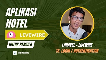 Tutorial Laravel & Livewire - Login / authentication (untuk pemula)