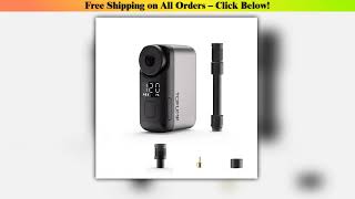 TOPUMP TB2 PRO Mini Portable Electric Pump for Bike Cordless Tire Inflator 120PSI Max 450mAh Batter