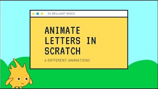 How to Animate Letters in Scratch