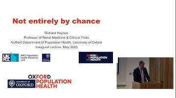 Inaugural Lecture - Richard Haynes
