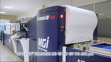 MGI Video JETvarnish 3D Evo Production SilverAge